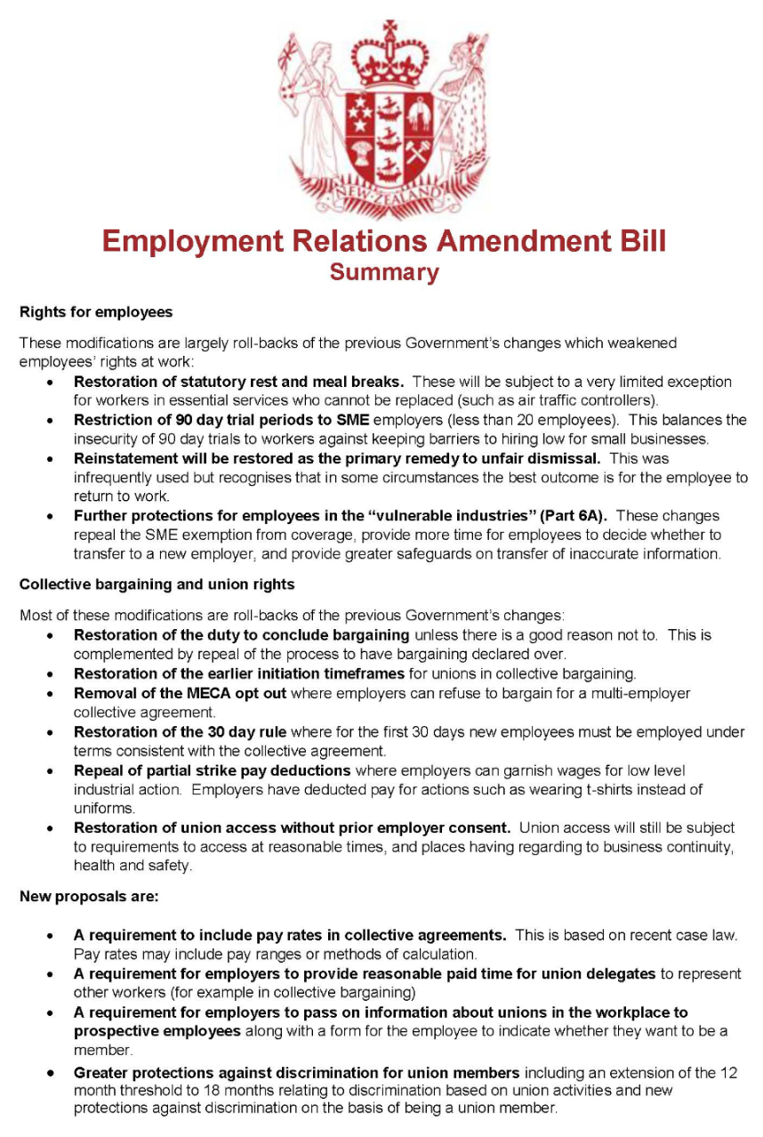 ERA Bill Summary one-page-66-127